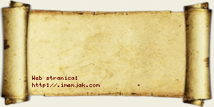 Nikolina Vasiljković vizit kartica